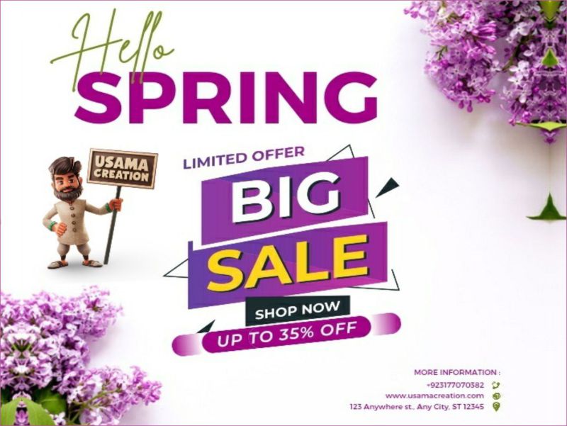 Spring Sale Post