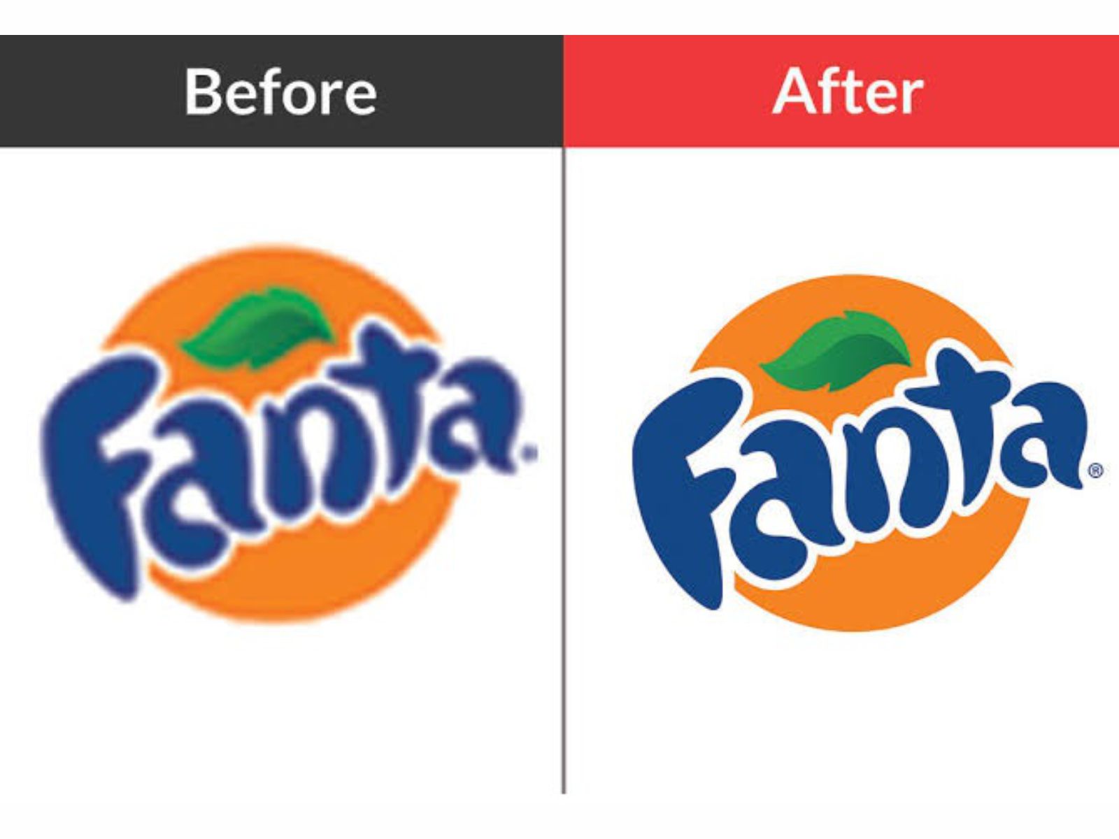 Clean vector tracing of a logo