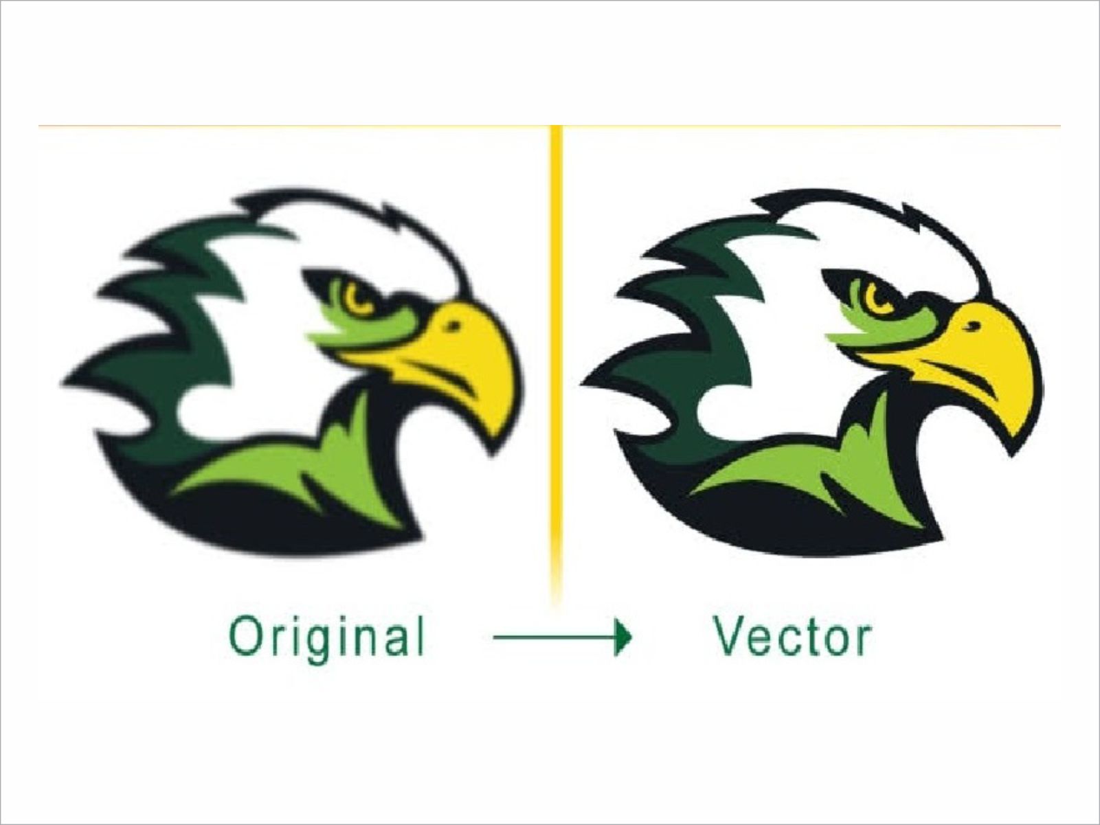 Raster to vector conversion example